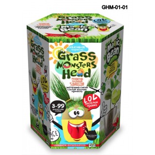 Набор для творчества GRASS MONSTERS HEAD рус. GMH-01 (в ассортименте 7 видов) Danko Toys GMH-01